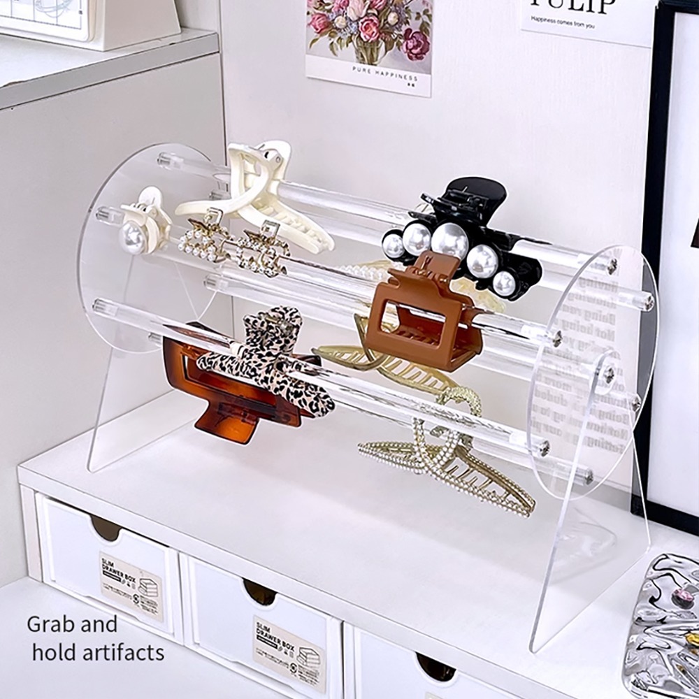 可旋轉鯊魚夾收納架 4930 飾品收納架 髮抓夾收納架 收納架 抓夾收納 鯊魚夾收納-細節圖6