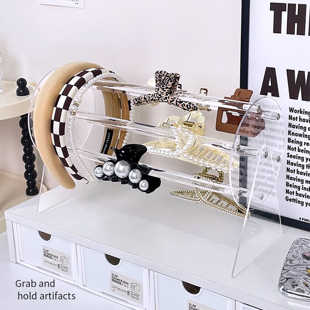 可旋轉鯊魚夾收納架 4930 飾品收納架 髮抓夾收納架 收納架 抓夾收納 鯊魚夾收納-細節圖10