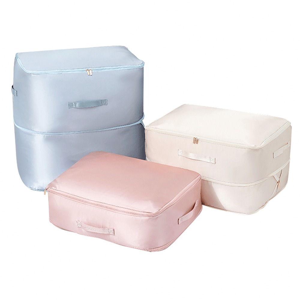 大容量三層壓縮收納袋【顏色隨機】SIN8841 棉被收納 衣物收納 壓縮收納袋-細節圖2