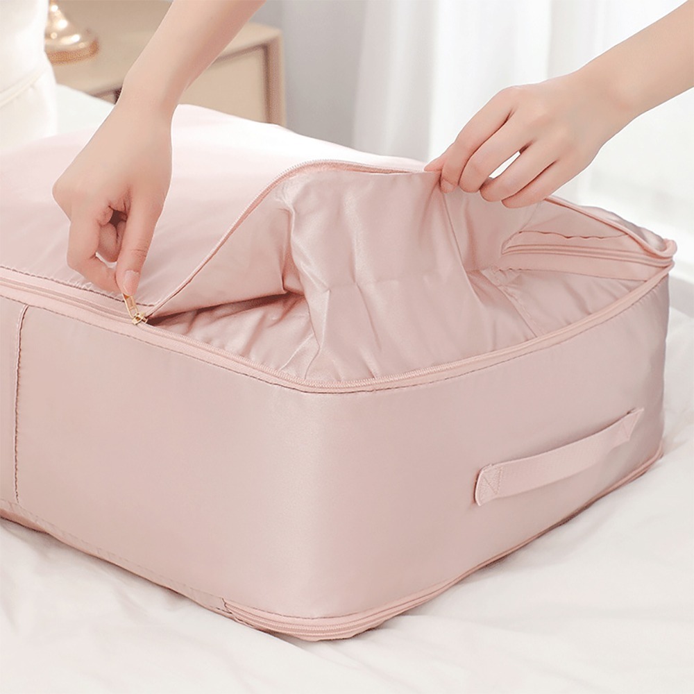 大容量三層壓縮收納袋【顏色隨機】SIN8841 棉被收納 衣物收納 壓縮收納袋-細節圖6