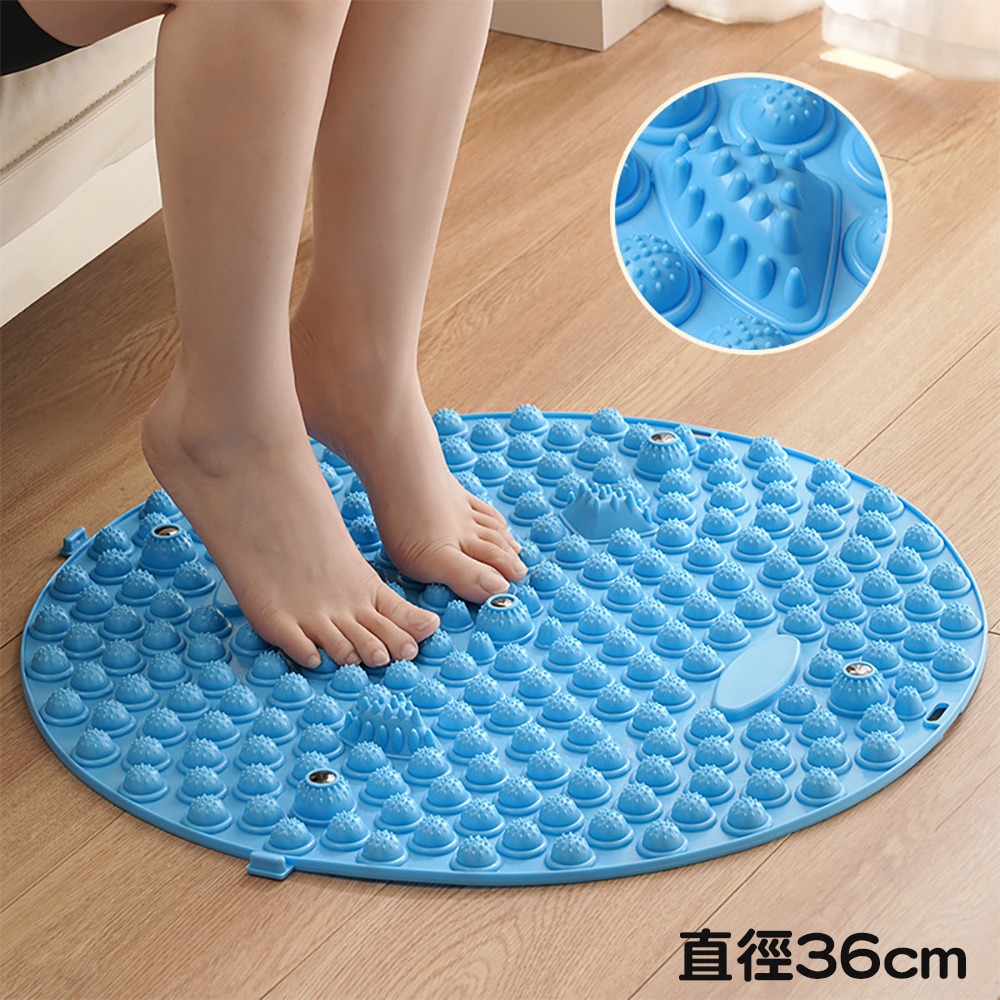 圓型足底指壓板36cm【顏色隨機】SIN8655 指壓板 腳底按摩指壓板 腳底按摩-細節圖4