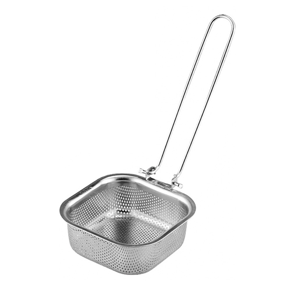 方形304不鏽鋼可調節火鍋漏勺 SIN6049 火鍋撈網勺 燙麵濾網勺 濾網勺 掛式不鏽鋼過濾網-細節圖2