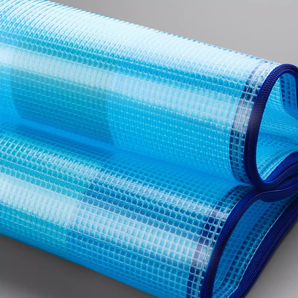 A4透明網格文件袋12袋/組【顏色隨機】SIN7938 資料袋 文件袋 考卷袋 文具 收納袋 網格收納袋 拉鏈袋-細節圖4