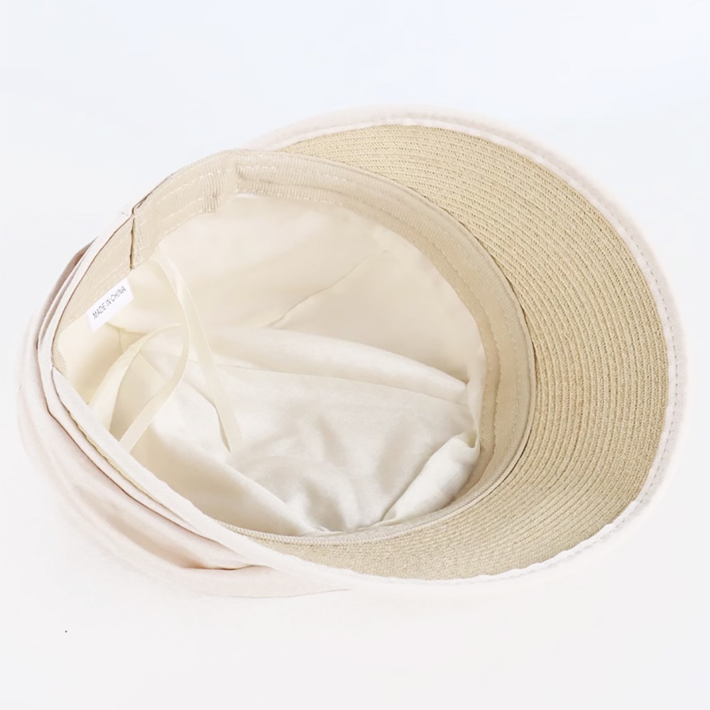 日系布藝拼接遮陽帽 MZ2496 遮陽帽 防曬帽 漁夫帽 貝雷帽 草帽 防曬 遮陽-細節圖5