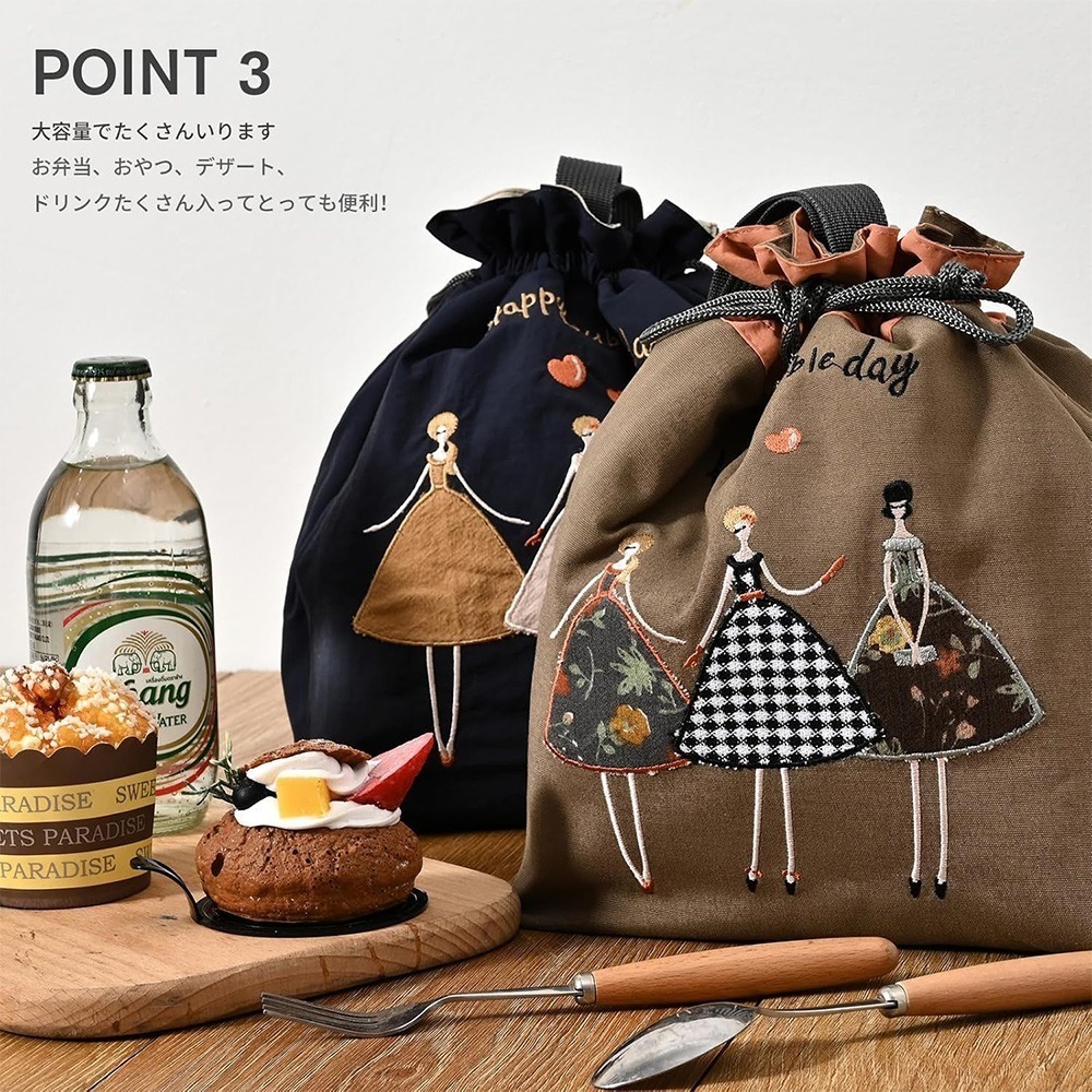 LADY手提抽繩保溫袋 BLA8864 便當袋 保溫袋 手提袋-細節圖6