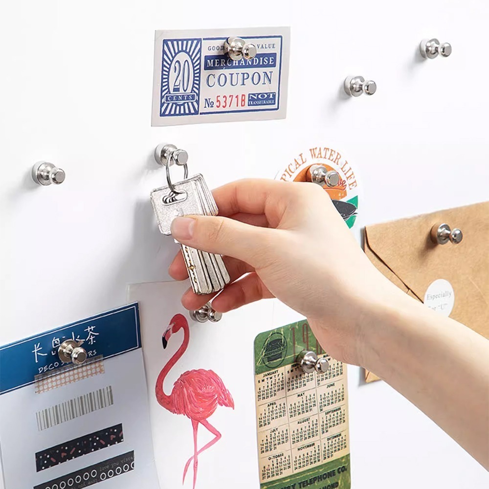 強力磁鐵圖釘10入/組 SIN9324 磁鐵圖釘 辦公用品 文具 磁鐵 圖釘-細節圖5