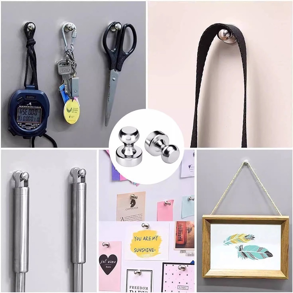 強力磁鐵圖釘10入/組 SIN9324 磁鐵圖釘 辦公用品 文具 磁鐵 圖釘-細節圖6