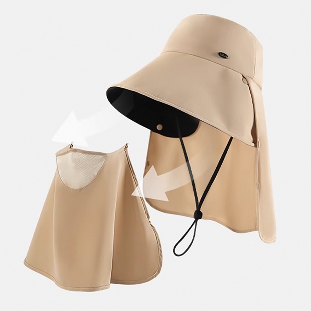 防曬面罩漁夫帽 SA650 漁夫帽 遮陽帽 防曬帽-細節圖2