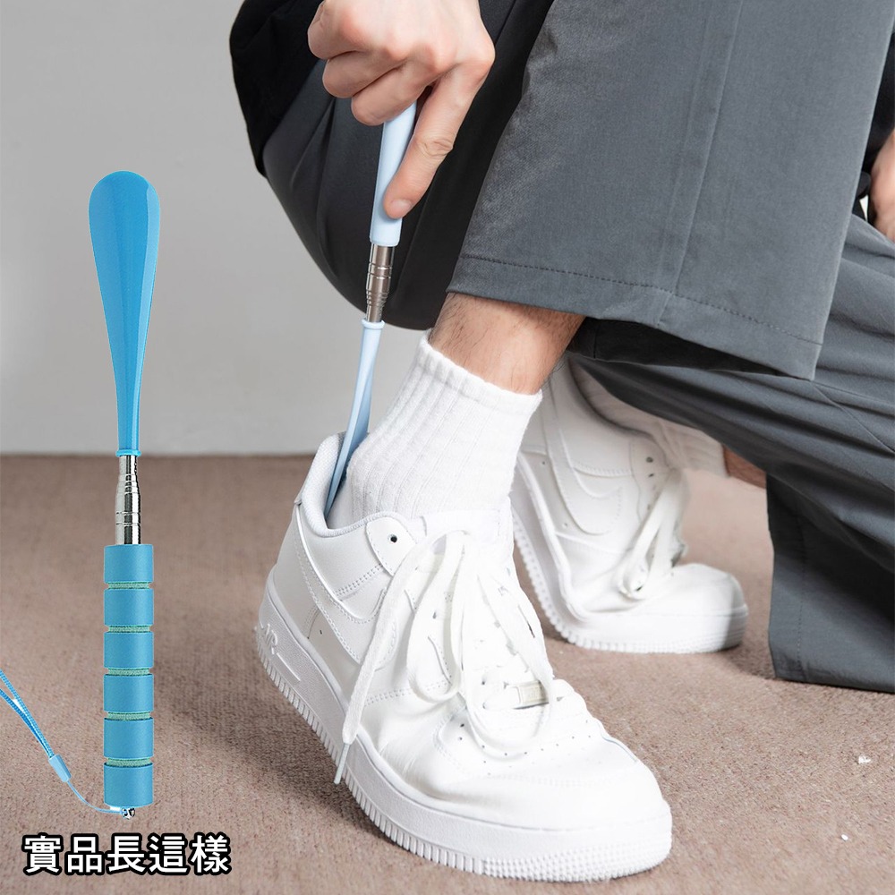 不鏽鋼可伸縮鞋拔【顏色隨機】SIN7316 鞋拔 伸縮鞋拔-細節圖8