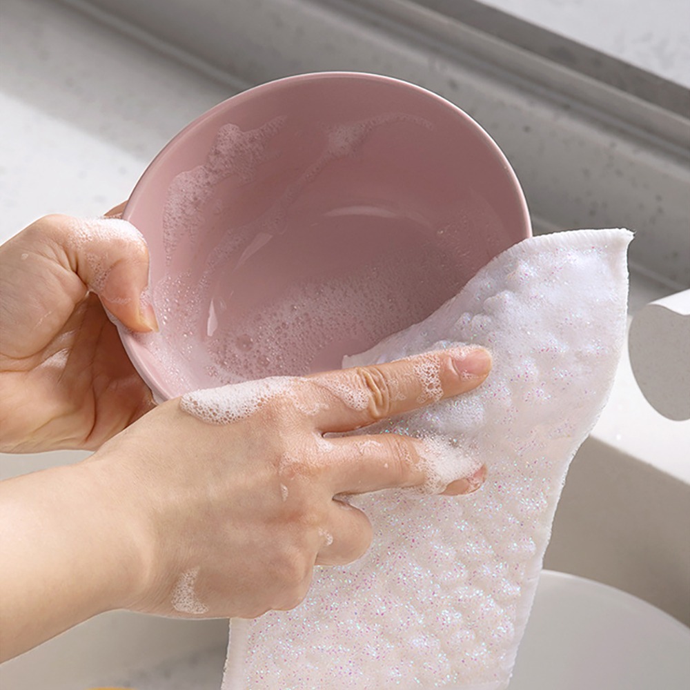 彩色雙面去污洗碗布【顏色隨機出貨】CSPPB 洗碗布 洗碗巾-細節圖9