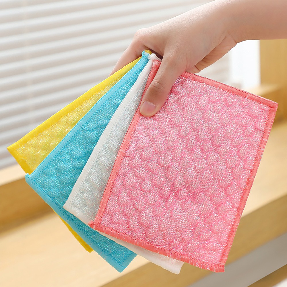 彩色雙面去污洗碗布【顏色隨機出貨】CSPPB 洗碗布 洗碗巾-細節圖11