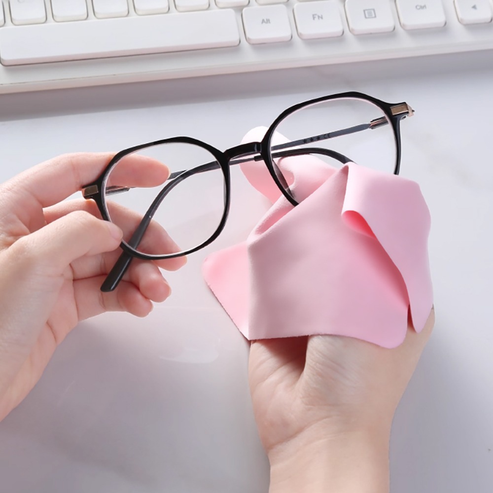 超細纖維眼鏡布【顏色隨機】DT1457 玻璃布 眼鏡布 鏡面擦拭布-細節圖8