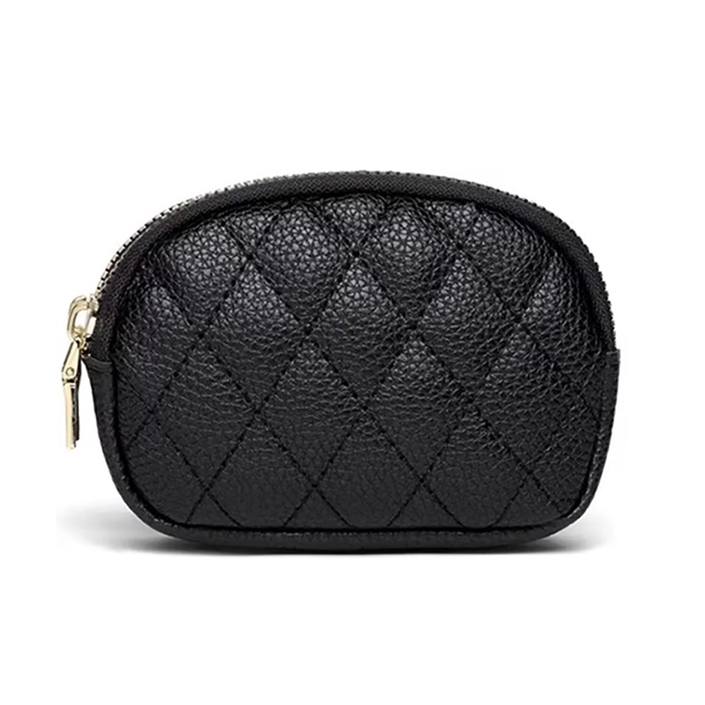 菱格雙層零錢包 SIN8804 零錢包 隨手包 化妝包 拉鍊零錢包-細節圖2