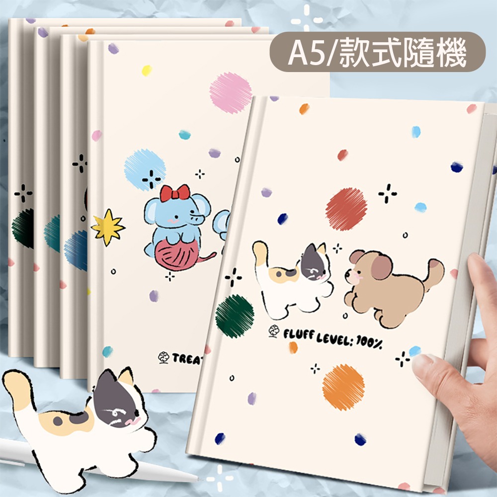 A5硬殼筆記本【款式隨機】SIN7920 精裝筆記本 硬殼筆記本 A5筆記本 筆記本-細節圖8