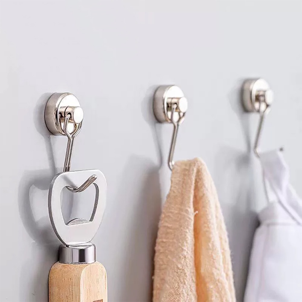 強力磁鐵掛勾5入/組 SIN9335 磁鐵掛勾 掛勾 居家收納 收納 收納掛勾-細節圖6