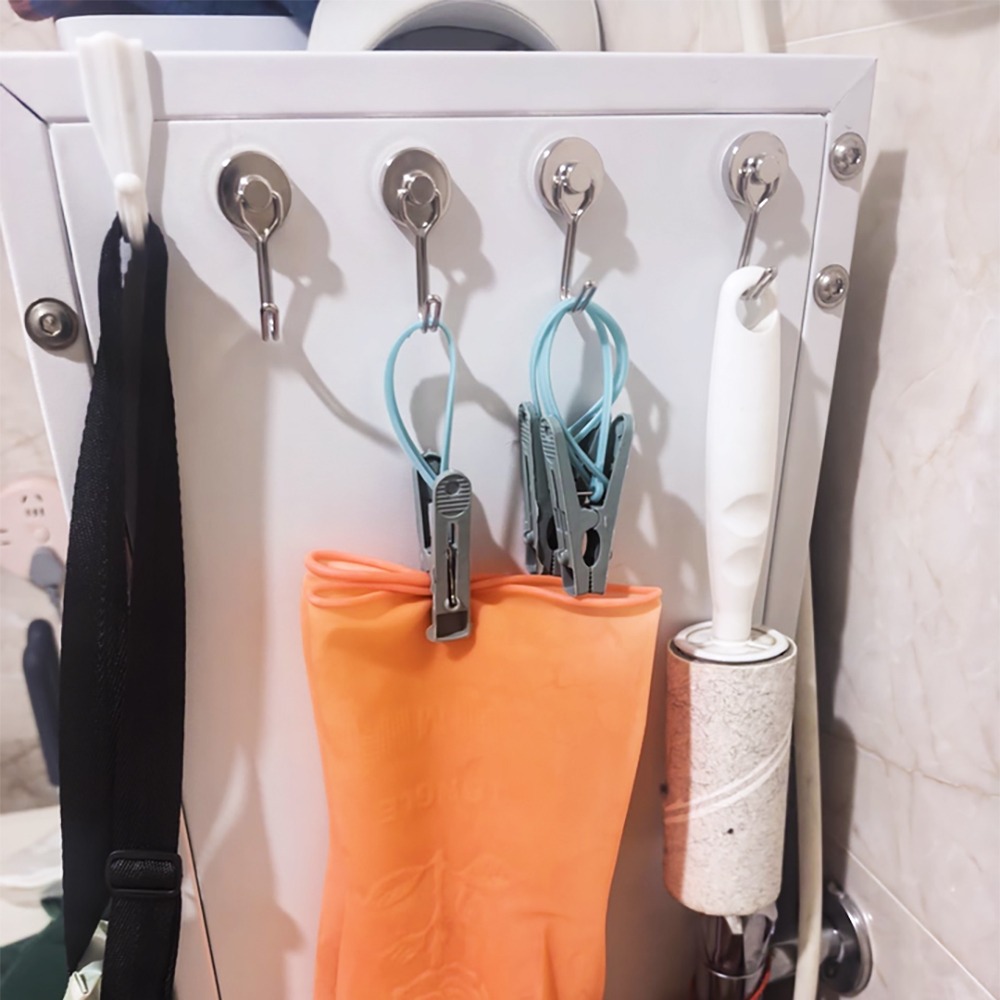 強力磁鐵掛勾5入/組 SIN9335 磁鐵掛勾 掛勾 居家收納 收納 收納掛勾-細節圖7