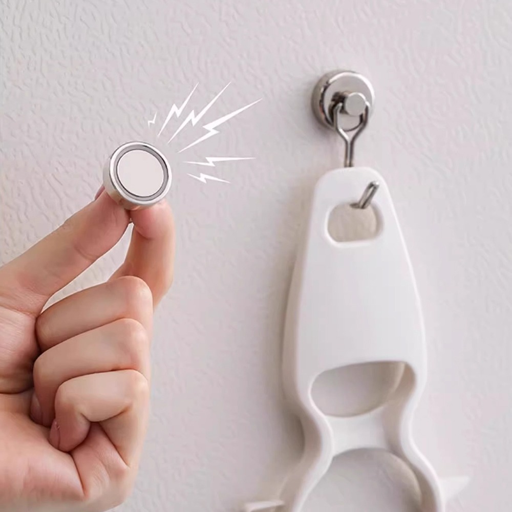 強力磁鐵掛勾5入/組 SIN9335 磁鐵掛勾 掛勾 居家收納 收納 收納掛勾-細節圖8