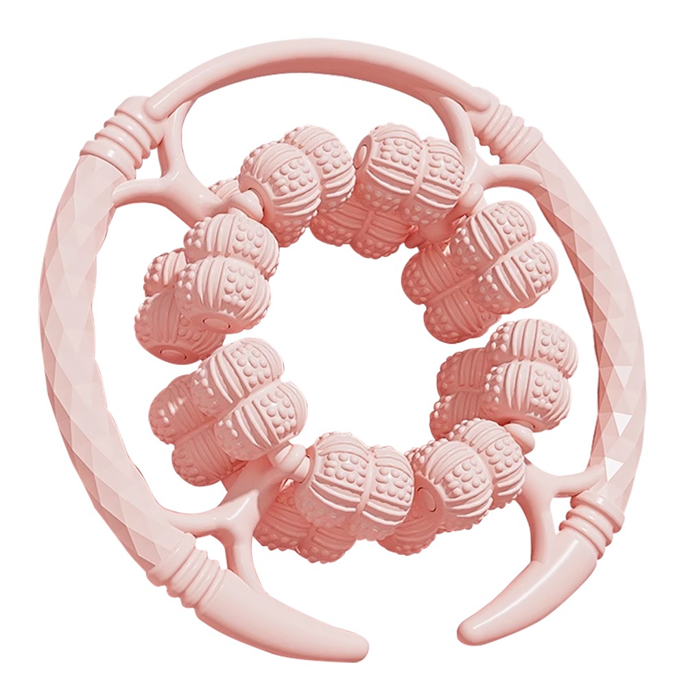 32輪腿部環形按摩器【顏色隨機】SIN8676 按摩器 腿部按摩器 筋膜按摩 按摩滾輪-細節圖2