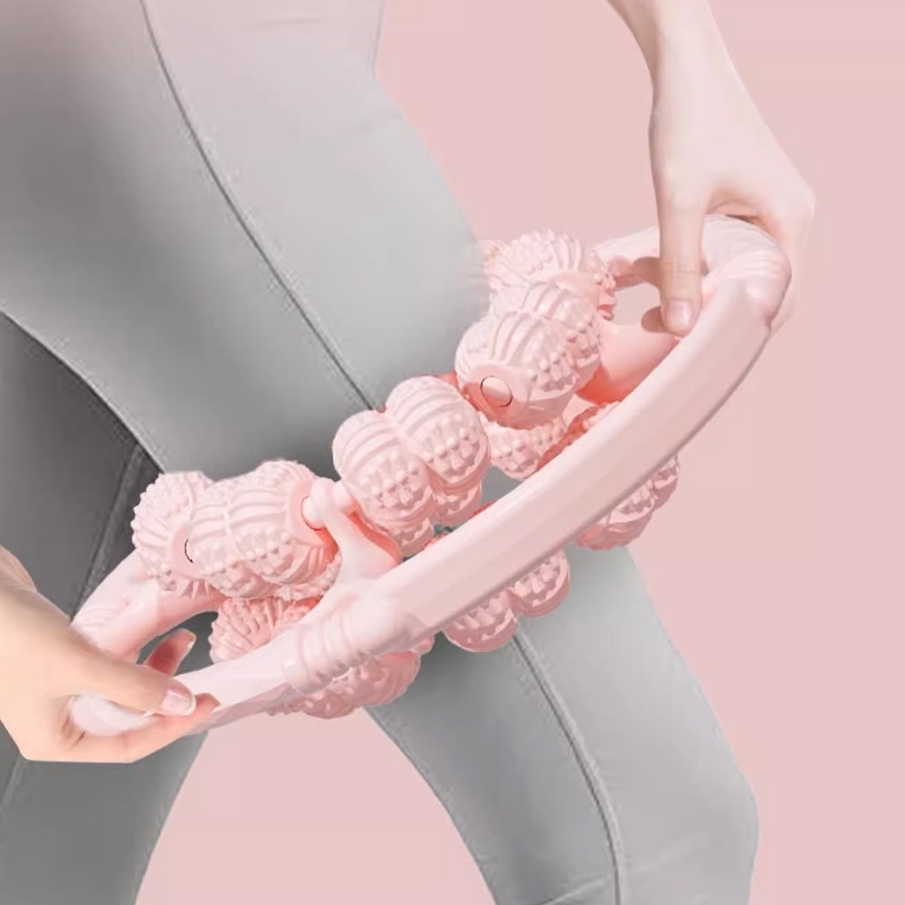 32輪腿部環形按摩器【顏色隨機】SIN8676 按摩器 腿部按摩器 筋膜按摩 按摩滾輪-細節圖10