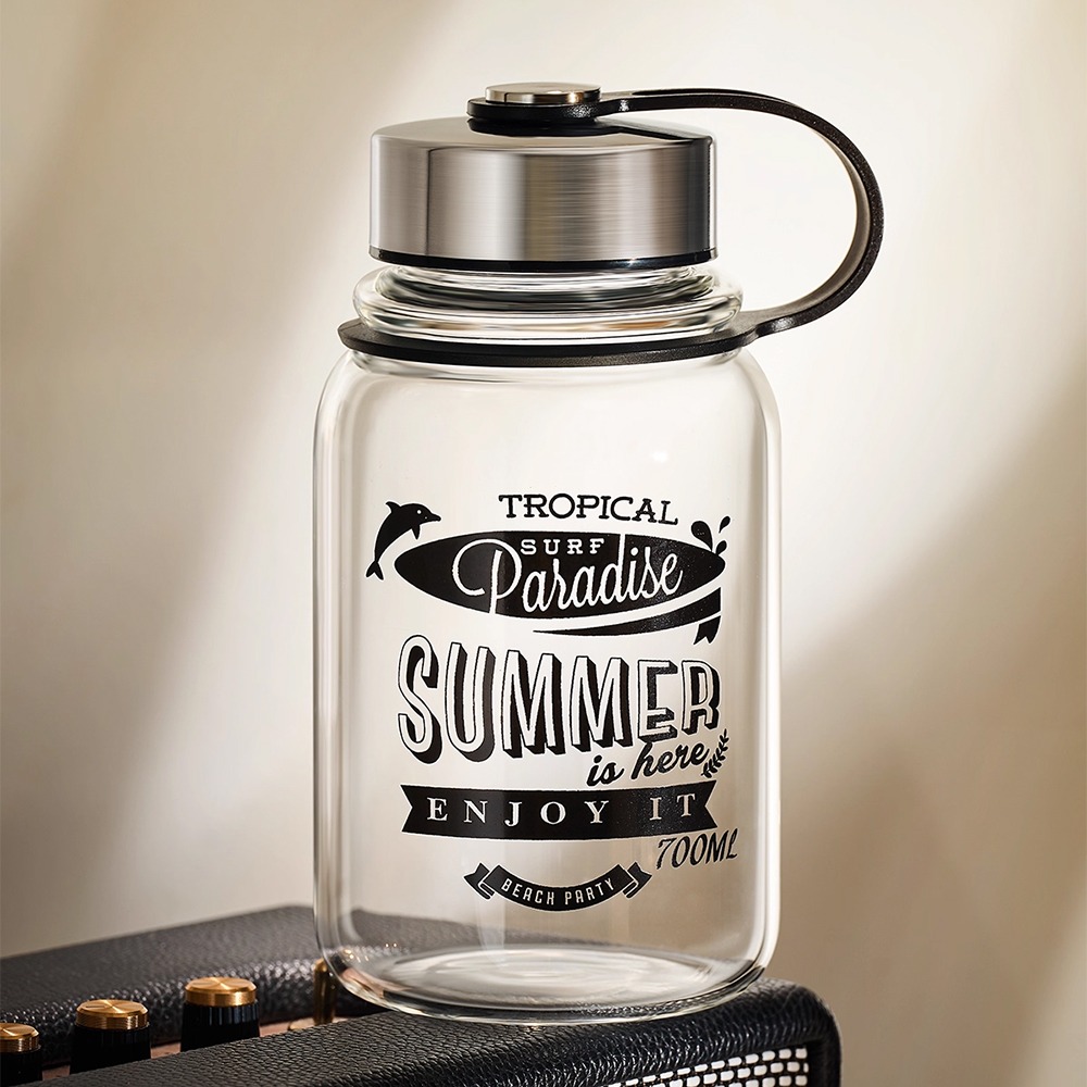 附杯套700ml玻璃水壺 SIN6166 玻璃水壺 玻璃杯 運動水壺-細節圖7