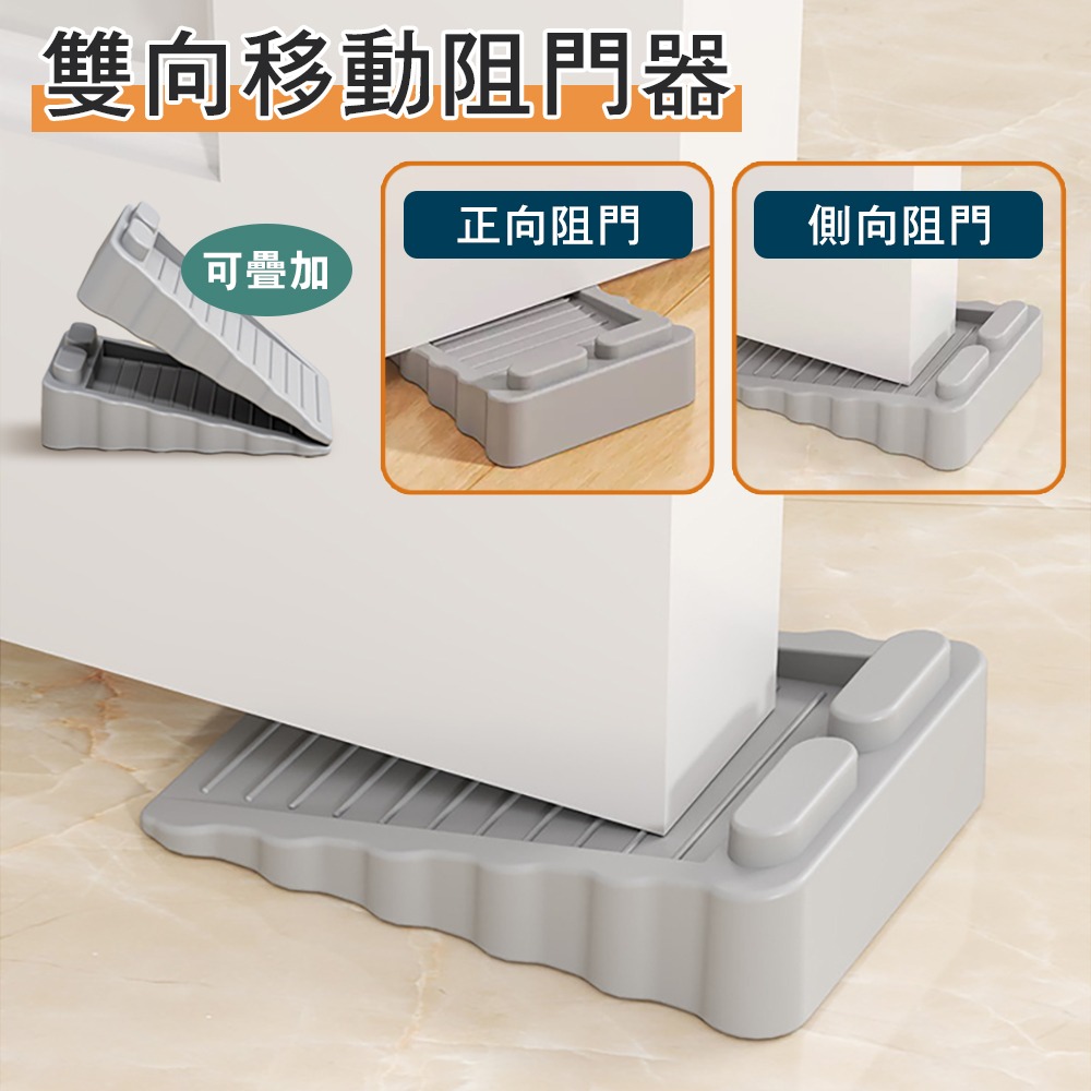防夾手防風門擋 SX8977 可疊加雙向阻門器 房間門塞免釘防反鎖 寶寶兒童安全防撞 TPR耐磨門卡-細節圖11