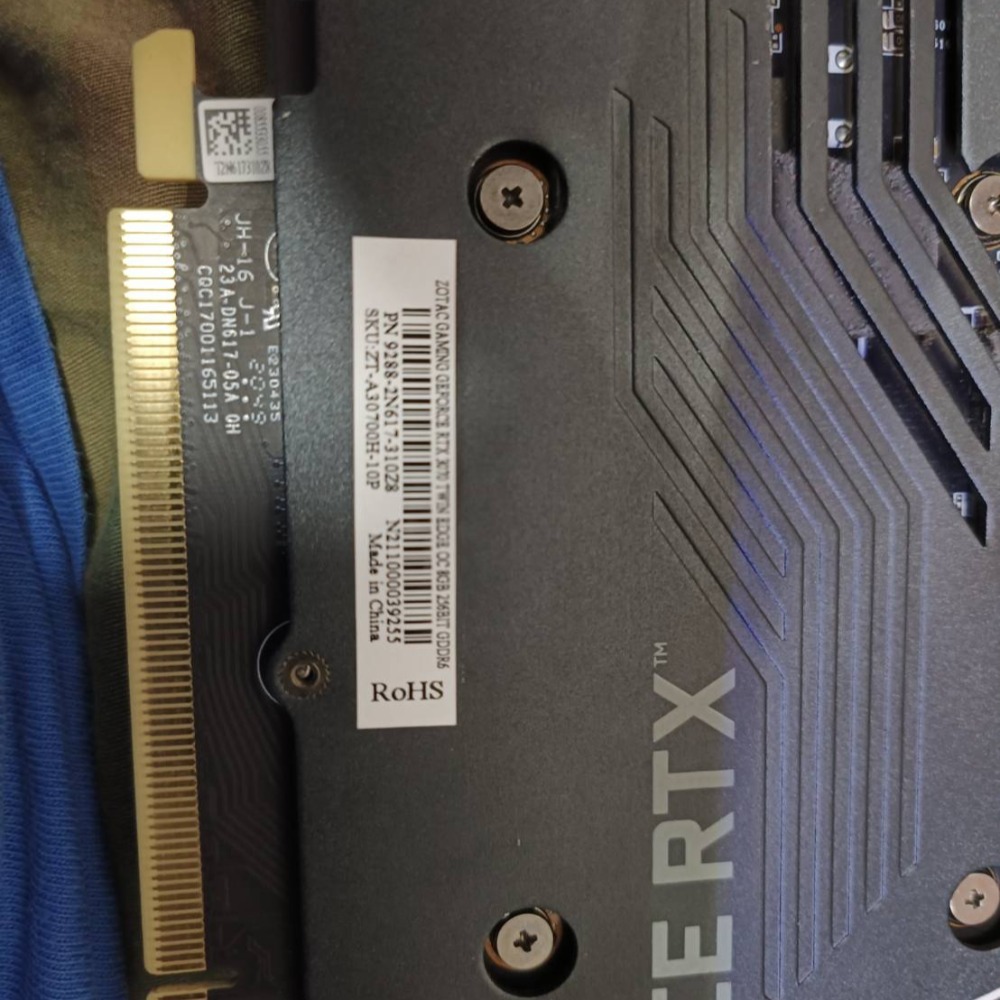 大台北 永和  顯卡 顯示卡 索泰 ZOTAC RTX3070 TWIN EDGE OC 8G 雙風扇 保固內換回良品-細節圖2