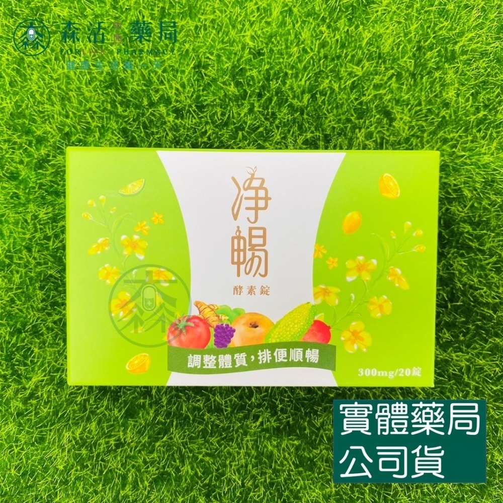 藥局💊現貨_【大漢酵素】淨暢錠 20錠/盒；10盒/組 全素-細節圖2