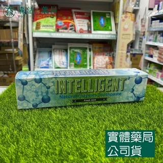 藥局現貨_[因特力淨] 酵素牙膏 125g 清新薄荷 不含氟牙膏 無發泡劑 牙齒 口腔清潔 亮白 口氣清新 牙周 護