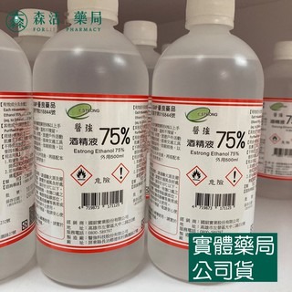 藥局💊現貨_醫強 唐鑫 派樂 派頓 克司博 清潔液 75%酒精 500毫升 (乙類成藥) 酒精液 抗菌 噴頭 001-細節圖2