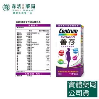 藥局💊現貨_【善存】男性/女性綜合維他命 120錠 善存男性維他命 善存女性維他命-細節圖4