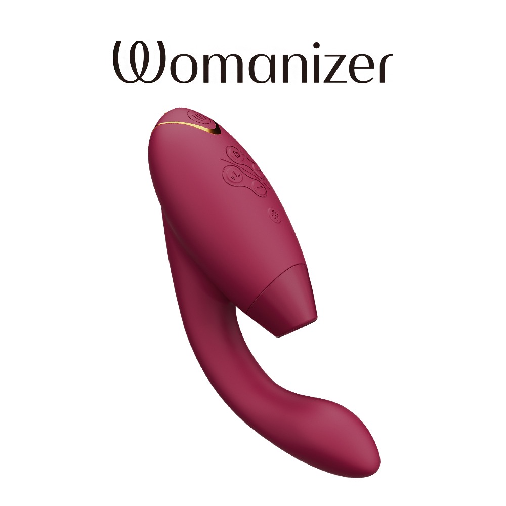 德國 Womanizer Duo2 震動吸吮愉悅器 | 酒紅-細節圖2