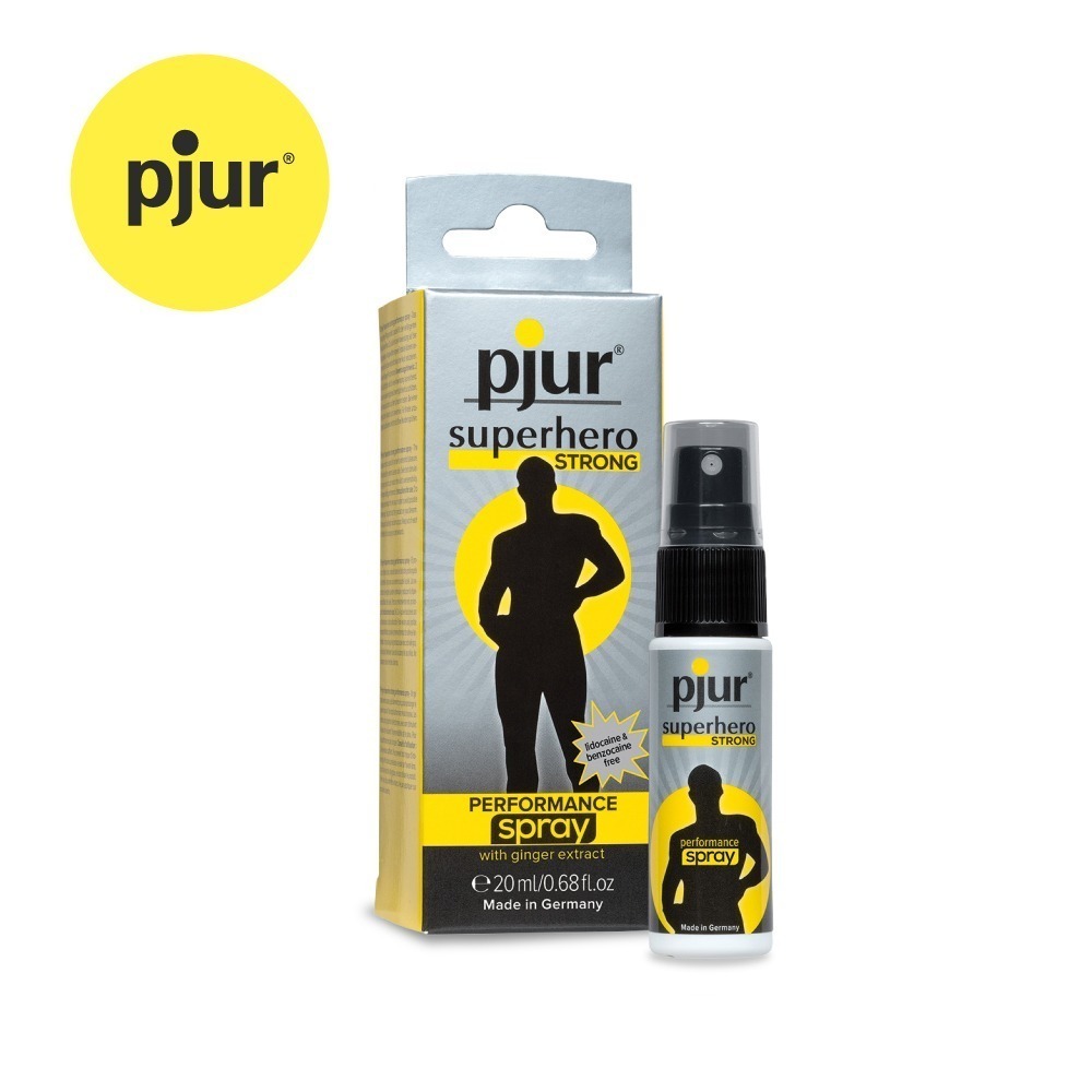 德國pjur 碧宜潤 superhero STRONG Spray 超級英雄活力提升強效型噴霧(小黑噴💪Pro)-細節圖2