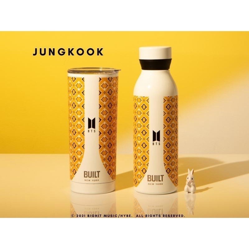 特惠組 買1送1 BTS x Built NY 官方授權 聯名款 輕量運動水杯 水壺組合 隨行杯 保溫瓶 防彈少年團-細節圖2
