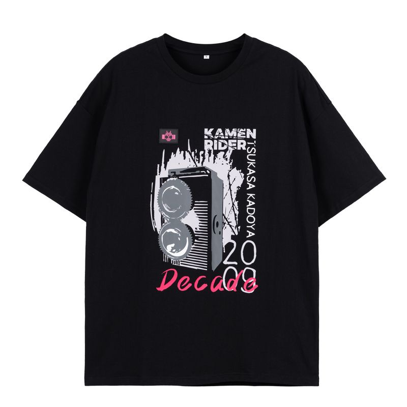 🏍正版 23年新款 假面騎士 Decade 周邊上衣 假面騎士 帝騎 印花 純色 短袖T恤-細節圖7