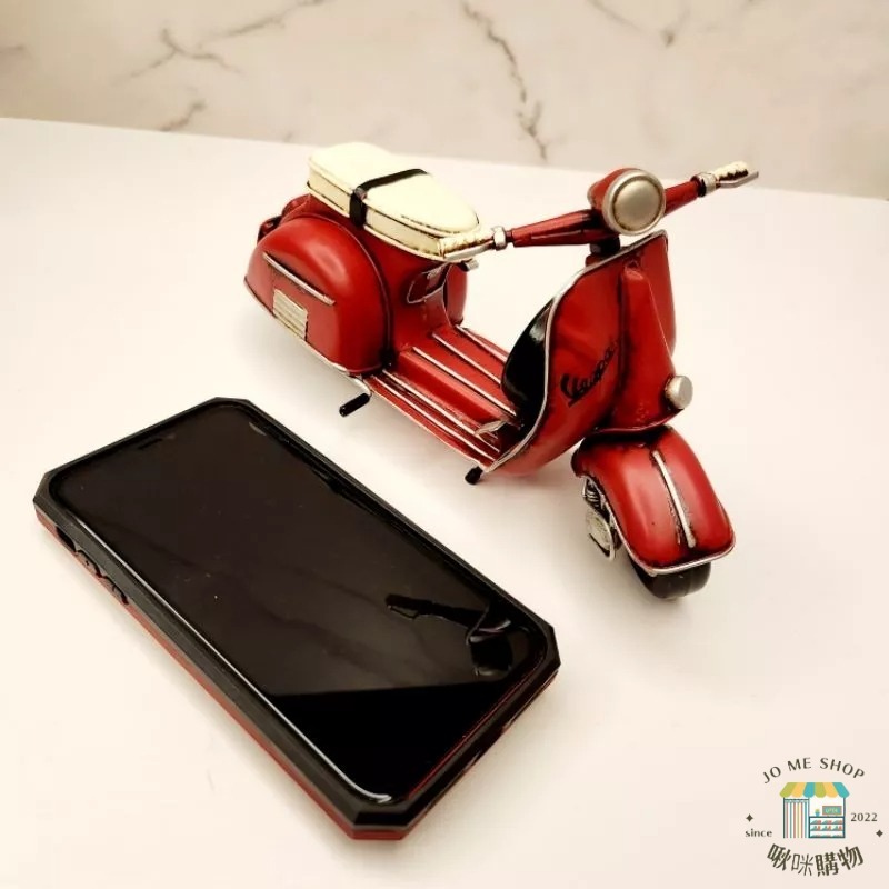 禮物 🛵復古 鐵藝術 羅馬 VESPA  偉士牌 摩托車 模型 創意 裝飾品 擺件 開店 酒吧 仿舊 鐵件 擺飾-細節圖2