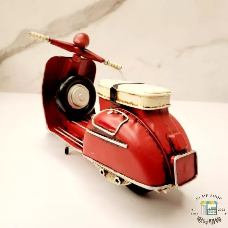 禮物 🛵復古 鐵藝術 羅馬 VESPA  偉士牌 摩托車 模型 創意 裝飾品 擺件 開店 酒吧 仿舊 鐵件 擺飾-細節圖4