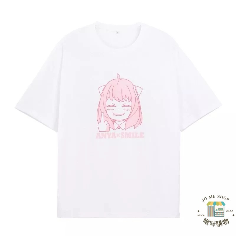 🎎Hmakura Spy Spy × Family T恤 間諜過家家 間諜家家酒 純色 圓領 阿尼亞 表情 短袖上衣-細節圖4