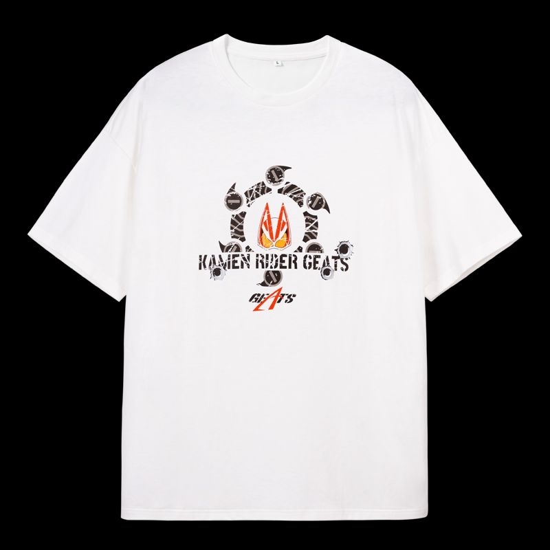 🏍正版 23年 新款 假面騎士系列 T恤 假面騎士 GEATS 極狐純色 印花短袖上衣-細節圖5