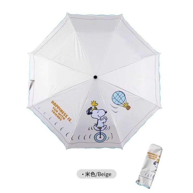 ☂️ 官方正品 Snoopy 史努比 太陽傘折疊 防曬 防紫外線 晴雨兩用 學生 遮陽 禮物 交換禮物 雨傘-規格圖3