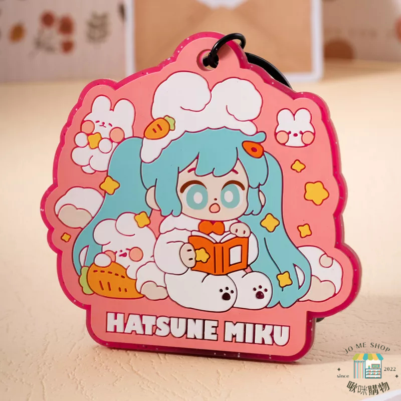 現貨👘官方授權 正品 Hatsune Miku 初音未來 睡衣派對 軟膠掛飾 miku 動物睡衣 造型可愛小掛件-細節圖6