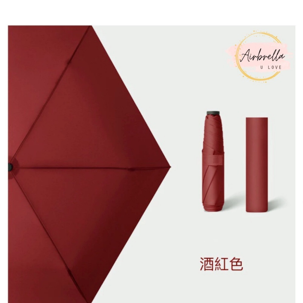 【Airbrella羽之戀】日本熱銷 125g 極輕量 黑膠羽毛傘 (90cm/防曬降溫/碳纖骨架/晴雨兩用)-規格圖11