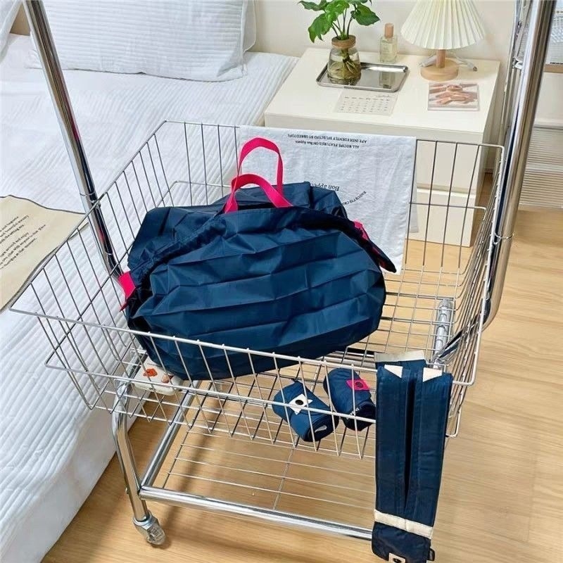 限量👝日本  MARNA Shupatto 秒收包 秒收袋 購物袋 OKIPPA防盜置物袋 可折疊 購物袋 單肩包-細節圖4
