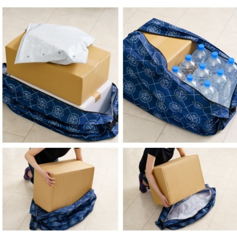 限量👝日本  MARNA Shupatto 秒收包 秒收袋 購物袋 OKIPPA防盜置物袋 可折疊 購物袋 單肩包-細節圖8