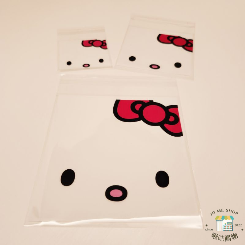 🍩🍫🍬現貨🍭限時69折 kitty 自粘袋 禮物袋 包裝袋 西點袋 餅乾袋 糖果袋 美睫禮物袋 OPP袋 喜糖 烘焙-細節圖5