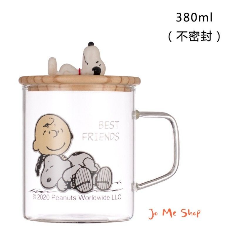 現貨✨️新花樣上架🐾官方正品 Snoopy 史努比 玻璃杯 便攜杯子 透明花 茶杯 耐熱玻璃杯 隨手杯 耐熱 禮物-細節圖2