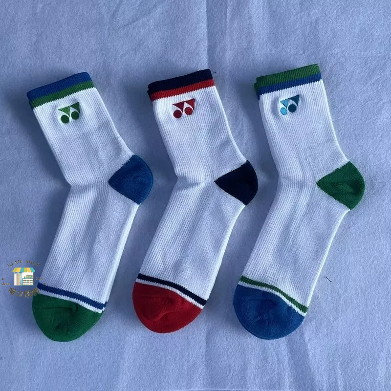 🏸2021新品Yonex yy 015M 🇰🇷韓款春夏75週年 羽毛球襪子  中長筒 加厚毛巾底-細節圖2