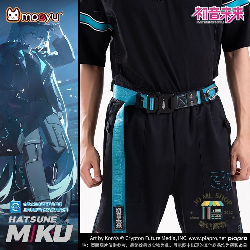 現貨 👘官方授權 正品 Hatsune Miku 初音未來 登山 miku 功能系列 Rider主題 腰帶-細節圖5