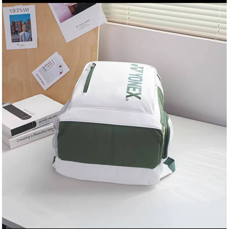 現貨 🏸 Yonex yy 1408 🇰🇷韓版 羽球背包 雙肩背包 羽球包 3支裝 容量大 網球包 獨立鞋倉-細節圖5