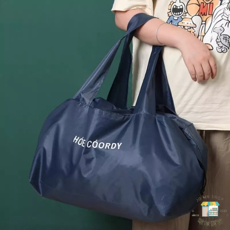 🧳🇯🇵日本 HOME COORDY 單肩包 抽繩 束口 收納 超市 購物袋 手提袋 可肩背  35L 輕量 出國 保溫箱-細節圖5
