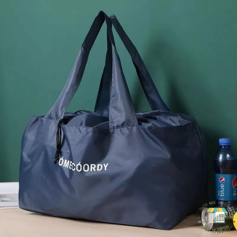 🧳🇯🇵日本 HOME COORDY 單肩包 抽繩 束口 收納 超市 購物袋 手提袋 可肩背  35L 輕量 出國 保溫箱-細節圖7